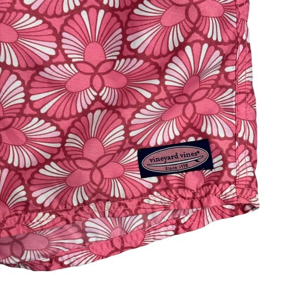 Vineyard Vines Men's Size 32 Pink Red Drawstring Swim Board Short - Picture 3 of 5